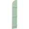 Ekena Millwork Americraft 3-Board (3 Batten) Wood Joined Board-n-Batten Shutters w/ Arch Top, ARW401BQ311X75SGH, PR ARW401BQ311X75SGH - alternate 4